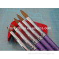 High Quality Purple Nail Art Brush Nail Art Tips Painting Design Acrylic Brush